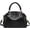 Black, variant on Women's Fashion Handbag and Purse Genuine Leather Retro Shoulder Crossbody Bag Stitching Satchel for Work Travel
