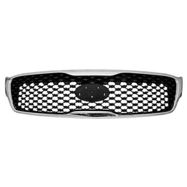 Parrilla Kia Sorento 2016 A 2017 Generica Con Moldura Cromada