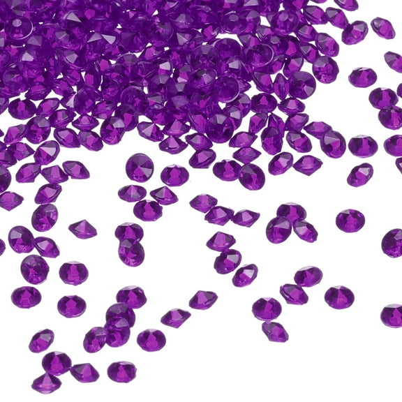 10000Pcs Wedding Table Scatter Confetti for Crafts,Table Centerpiece Decor, Bridal Shower Parties (Dark Purple, 3mm)