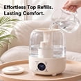 thumbnail image 6 of 4L Humidifiers for Bedroom, 30H Runtime, 28 dB Quiet, Precise Humidity Control, Easy to Refill & Clean, Nightlight, Cool Mist Humidifiers for Large Rooms, 6 of 7