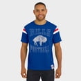 thumbnail image 4 of Men's Darius Rucker Collection by Fanatics Royal Buffalo Bills Distressed Throwback Shoulder Stripe T-Shirt, 4 of 6