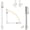 1PC, variant on Hard-to-Reach Area Wall Socket Extender Stick, 20-30" Telescopic 360 Degree Swivel Outlet Expander, Surge Protected 9 Port Multi Plug Power Strip for Bedroom Living Room Office Household Use (1PC)