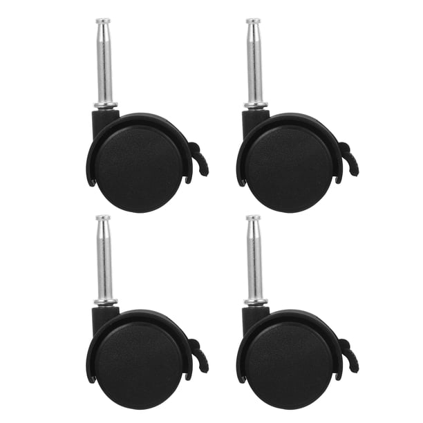 GOOHOCHY 4 ruedas de repuesto para silla de oficina, ruedas para carrito, ruedas de repuesto para silla de oficina, ruedas para silla de computadora, ruedas pequeñas.