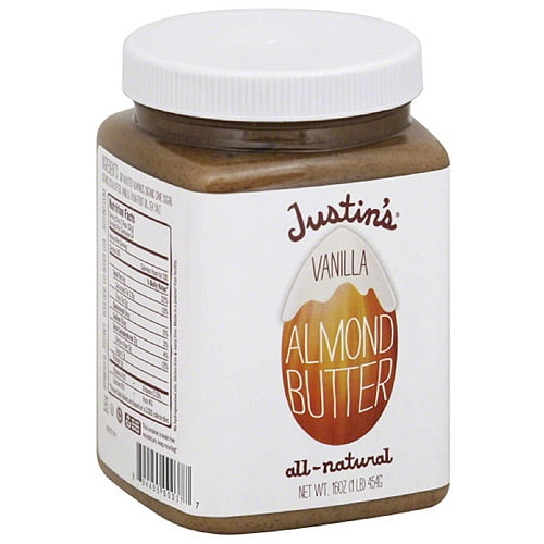 Justin's Vanilla Almond Butter, 16 oz, (Pack of 6)