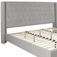 thumbnail image 6 of Flash Furniture Riverdale King Size Tufted Upholstered Platform Bed in Light Gray Fabric, 6 of 9