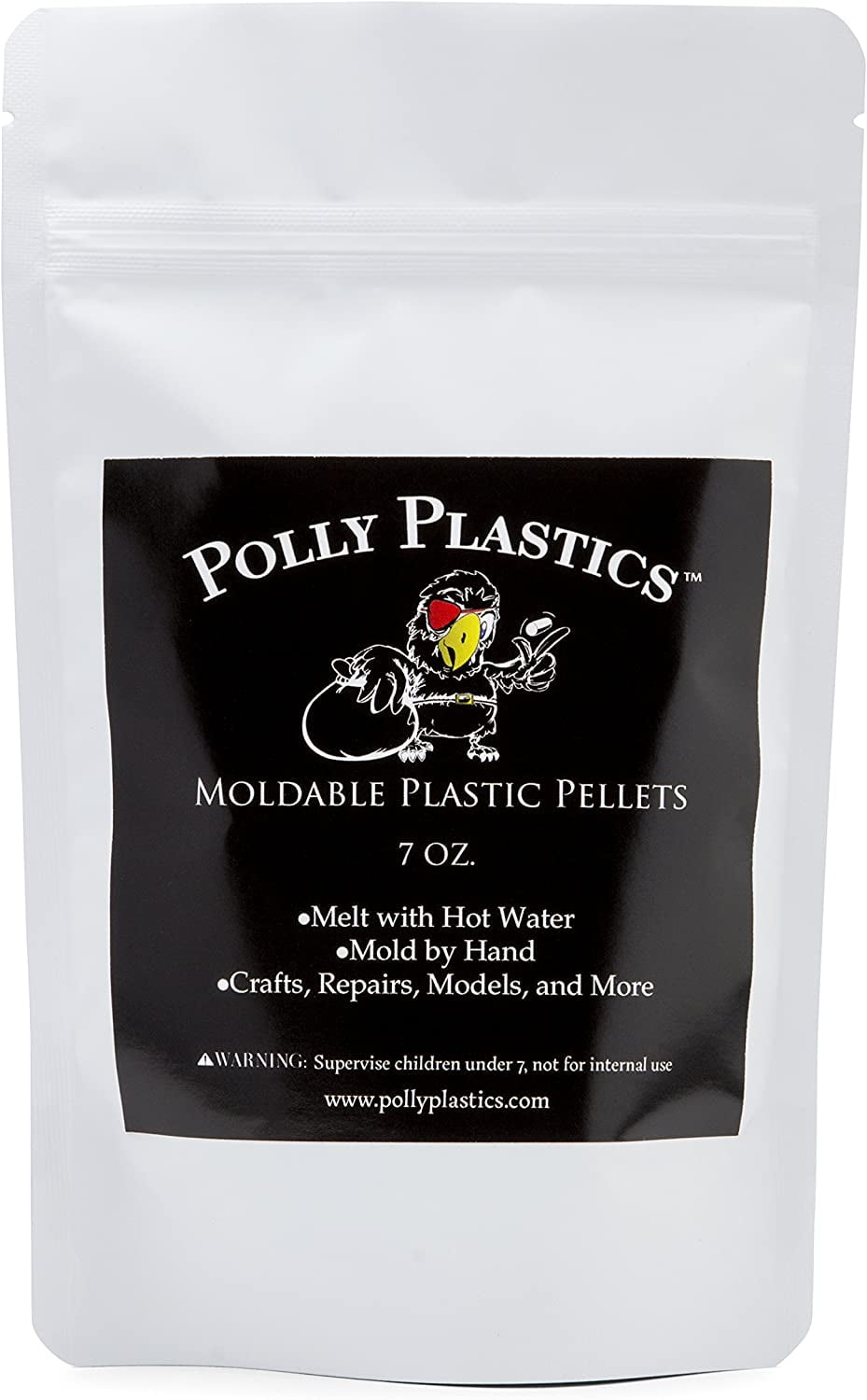 Moldable Plastic Pellets by Polly Plastics Thermoplastic Beads