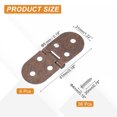 thumbnail image 2 of Uxcell Folding Table Flip Hinge, 270 Degree Butler Tray Hinges for Cabinets and Furniture Red, 2 of 7