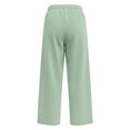 thumbnail image 4 of Womens Wide Leg Sweatpants Casual Loose Solid Color Pants Comfy Lounge Joggers Baggy Sweatpants Pockets, 4 of 4