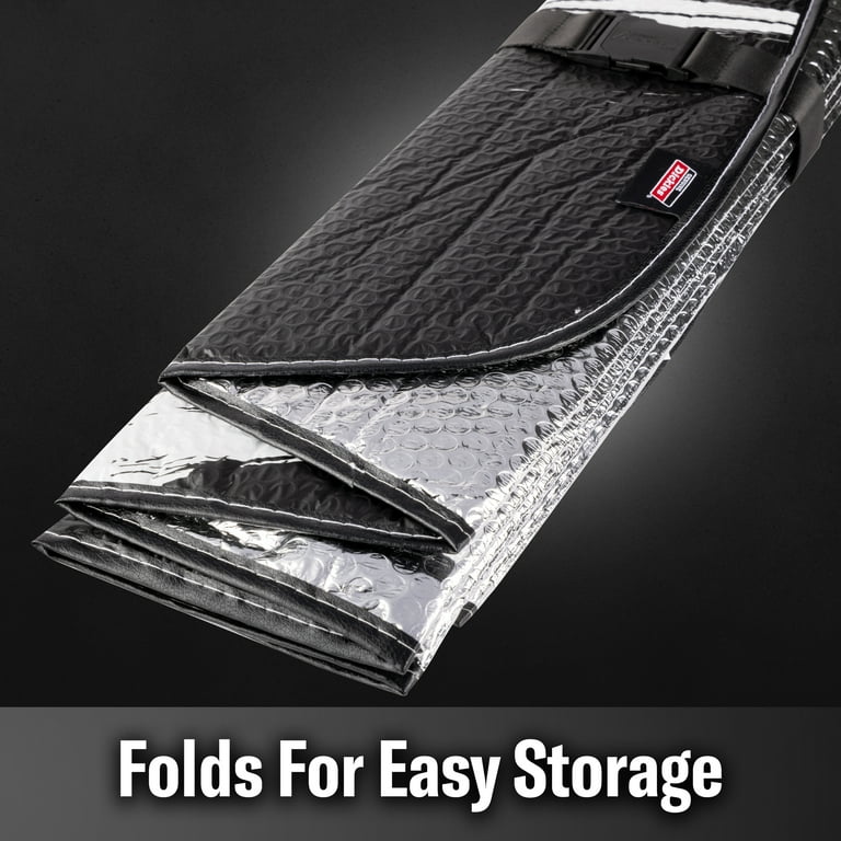 Genuine Dickies Black-White Americana Accordion Truck Sunshade