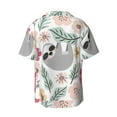 thumbnail image 2 of Balery Cute Cartoon Sloth Men's Casual Button Down Shirt Short Sleeve Textured Summer Cuban Beach Shirts-XX-Large, 2 of 7