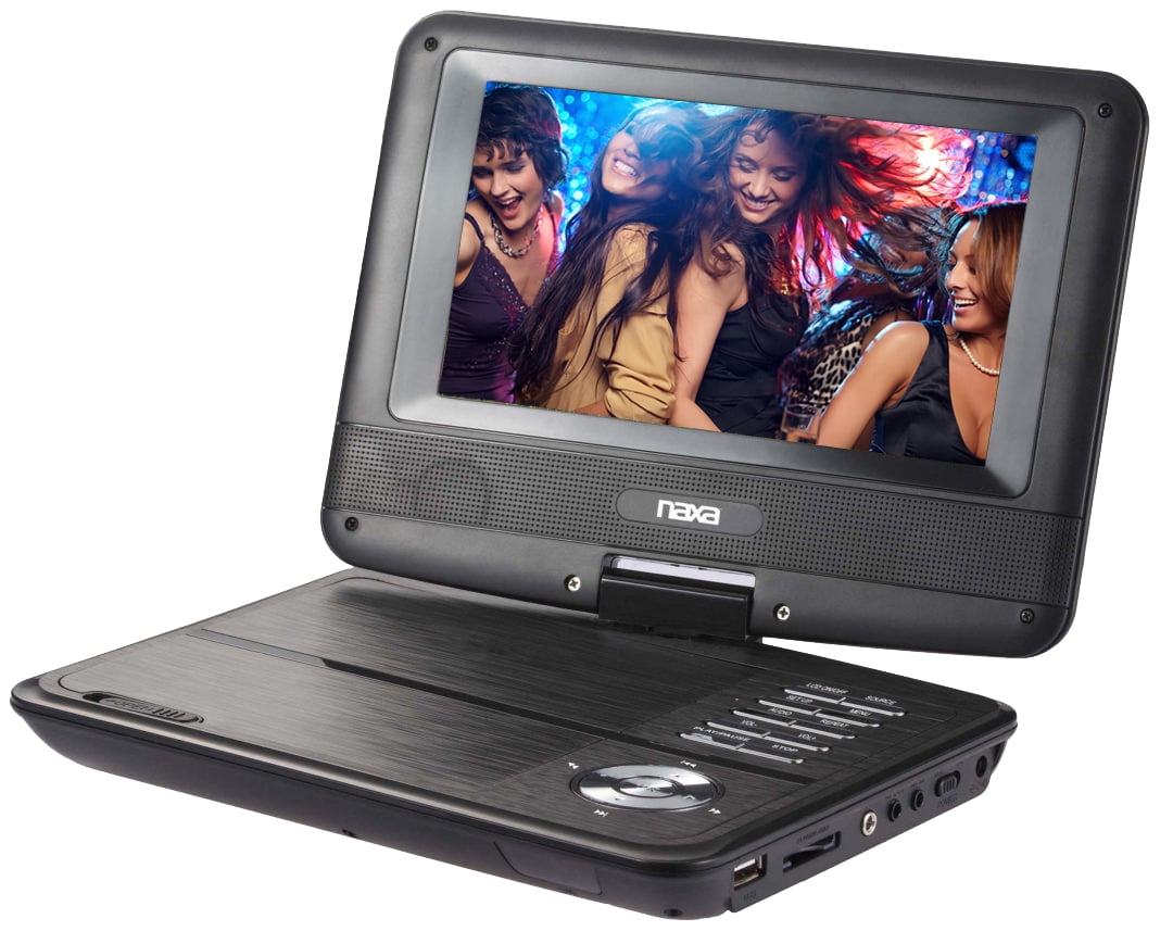 10 in. Tft Lcd Swivel Screen Portable Dvd Player - Walmart.com