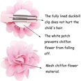 thumbnail image 3 of DeD - Lazos para el pelo de flores de gasa de 5 cm, con forro de flor, pinzas para el pelo fino, para niñas pequeñas, juego de 20 pares, 3 of 6