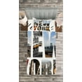 thumbnail image 3 of Ambesonne United States Quilted Bedspread Set 2 Pcs, New York Collage, Twin Size, Multicolor, 3 of 3
