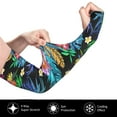 thumbnail image 3 of Fotbe Colorful Flowers UV Sun Protection Arm Sleeves - Tattoo Cover Up - Basketball Arm Sleeve UPF 50 Cooling for Men Women, 3 of 8