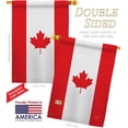 thumbnail image 3 of Breeze Decor 08008 Canada 2-Sided Vertical Impression House Flag - 28 x 40 in., 3 of 4