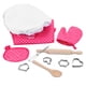 thumbnail image 4 of Juego de Chef para Hornear ANGGREK para Niños 11 accesorios color Rosa, 4 of 7