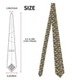 thumbnail image 2 of Men's Ties, Excavator at work Satin Ties for Men, Mens Formal Neck Ties for Business Weeding Gift, 2 of 5
