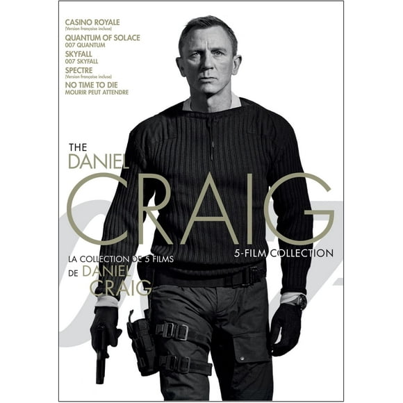 James Bond, la Collection de 5 Films de Daniel Craig (BIL/DVD)