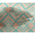 thumbnail image 4 of oneOone Viscose Chiffon Fabric Diamond Geometric Fabric Prints By Yard 42 Inches Wide, 4 of 4