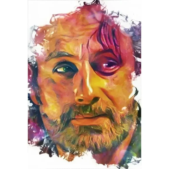 DIY 5D Diamond Painting By Number Kits Full Round Drill The Walking Dead Rick Grimes Art Rhinestone Embroidery Cross Stitch Craft for Home Wall Decoration