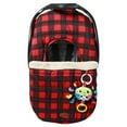 thumbnail image 5 of JJ Cole Baby Car Seat Cover, Baby Carrier Cover, Machine Washable, Buffalo Check Pattern, 5 of 10