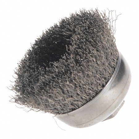 UPC: 0012382132446 | Weiler Crimped Wire Cup Brush 3 In. 0.014 In. 93242