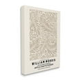 thumbnail image 3 of Stupell Industries Detailed Beige Botanical Leaves William Morris Text Canvas Wall Art, 36 x 48, Design by Ros Ruseva, 3 of 5