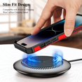 thumbnail image 6 of for iPhone 13 Case Built in Kickstand Heavy Duty Dual Layer  Grade Drop Protection Case，for Women and Men-Red, 6 of 12