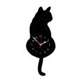 thumbnail image 5 of PTOOTP Cat Wall Clock Acrylic Silent Operation Living Room Cat Lovers 1Set, 5 of 8