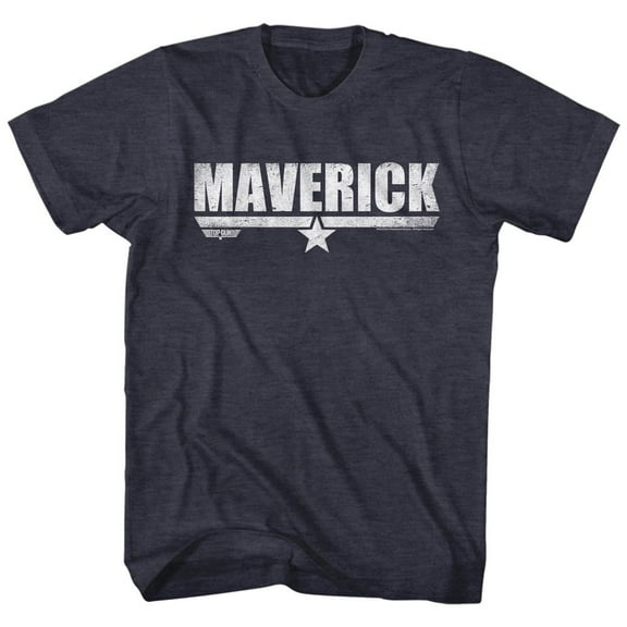 Top Gun Maverick Navy Heather Adult T-Shirt 5Xl