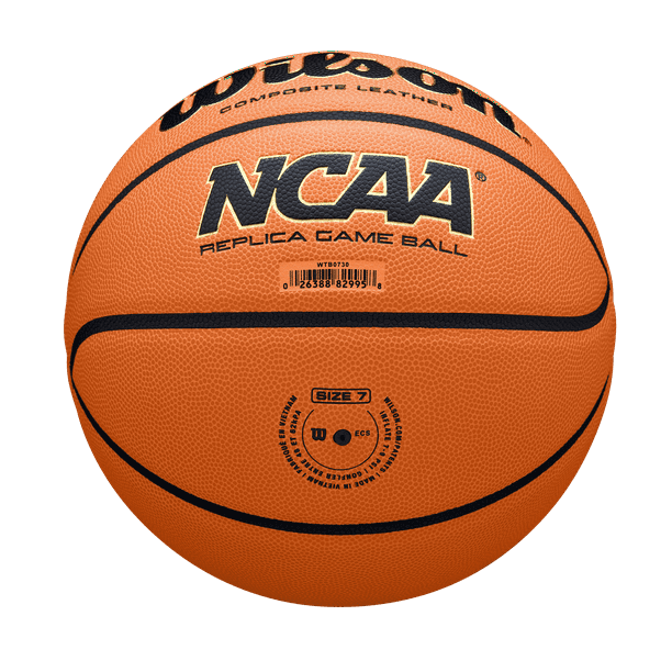 Wilson, NCAA Evo NXT Replica Game Basketball, Size 7, Orange 29.5