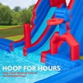 thumbnail image 3 of Sunny & Fun Inflatable Water Slide, Nylon Blow up Pool & Bounce House for Child - Blue, 3 of 8