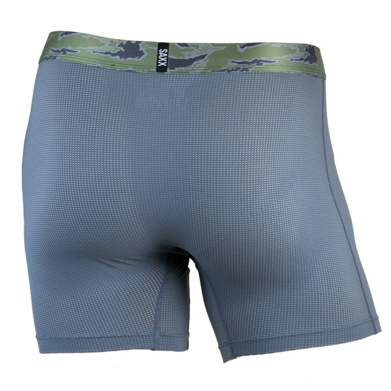 Saxx Underwear Co Men's Dark Charcoal Quest 2.0 Boxer Brief - XL