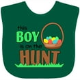 thumbnail image 3 of Inktastic This Boy is on the Hunt- Easter Eggs Boys Baby Bib, 3 of 4