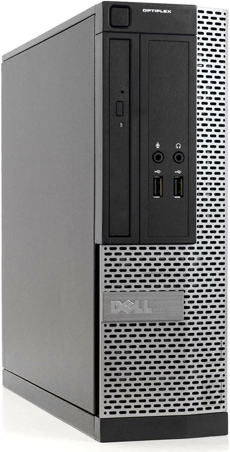 Restored Dell Gaming Computer Desktop SFF PC Intel Core i5 Processor 8GB Ram 500GB HDD 20" LCD, Bto AMD Radeon RX 550 DDR5, Wifi Adapter Windows 10 (Refurbished)