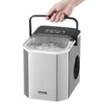 thumbnail image 3 of Portable Countertop Ice Maker, 26 lbs/24H, Self-Cleaning with Ice Scoop and Basket for Home Kitchen Bar, Silver, 3 of 11