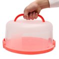 thumbnail image 3 of Porte-conteneurs à Gâteau Rond Portable avec Poignées Pliables et Serrure à Clip, Sans BPA, 3 of 7