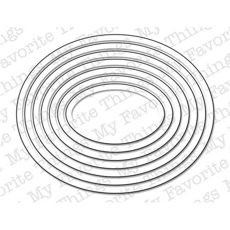 Die-Namics STAX Dies-Oval Set #1, 0.75" To 4.5"