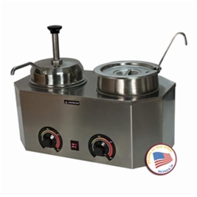 Pro-Deluxe Warmer-Dual with Ladle and Pump