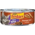 thumbnail image 2 of Friskies Meaty Bits Gourmet Grill in Gravy Adult Wet Cat Food, 5.5 OZ , 24 Count, 2 of 7