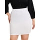 thumbnail image 1 of Falda elástica por Encima de la Rodilla para Mujer Beige G Extra amplio Beige G Extra amplio Xishao ropa, 1 of 2