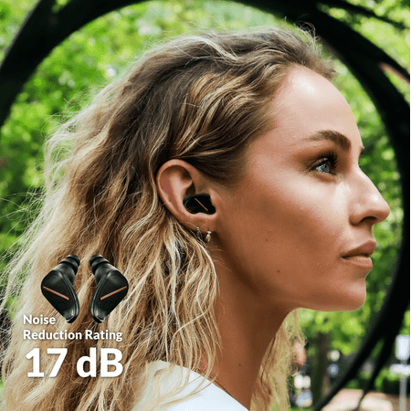 EAROS ONE High Fidelity 17dB Acoustic Filters Hearing Protection for Musicians, Travel, Raves & Concerts, Reusable Medical Grade Alternative to Ear Plugs,