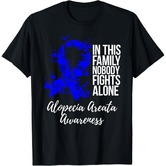 Playful Comfort Tee - Family Support Alopecia Areata Awareness T-Shirt