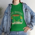 thumbnail image 2 of Cat Daddy Vintage Retro Black Cat Dad Fathers Day T-Shirt, 2 of 2
