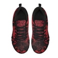 thumbnail image 5 of COEQINE Women Running Shoes Soft Black Sole Sneakers Hiking Camping Mesh Training Mens Athletic Shoes Fitness Halloween Sneakers, Red Splatter Cobweb Print, 5 of 7