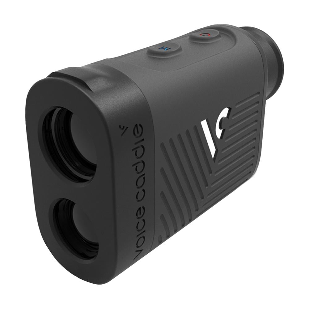 Voice Caddie L4 Golf Laser Rangefinder Bundle | +Laser Pouch, PlayBetter Microfiber Towel & Two (2) CR2 Batteries | Auto Slope, 6X Magnification