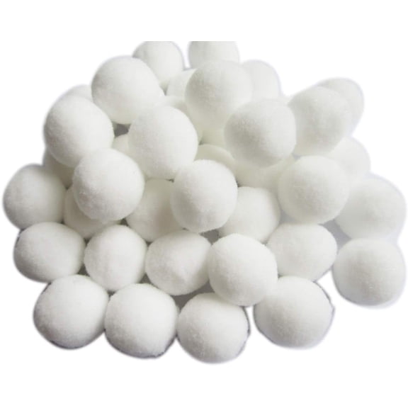 100pcs 1 inch Craft Pom Poms Balls for Hobby Supplies and DIY Creative Crafts, Party Decorations