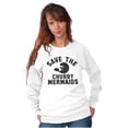 thumbnail image 5 of Save Chubby Mermaids Funny Manatees Sweatshirt for Men or Women Brisco Brands S, 5 of 6
