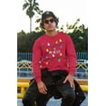 thumbnail image 3 of Old Glory Mens Christmas So Lit Long Sleeve T Shirt, 3 of 6