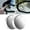 White, variant on Suction Cup Mount Auxiliary Rearview Mirror for Car 360 Degree Rotating Wide-angle Round Frame Blind Spot Mirror 5.5 cm x 1.7 cm HD Glass ABS